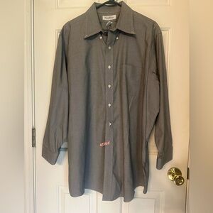 Brooks Brothers Gray Pinstripe Dress Shirt